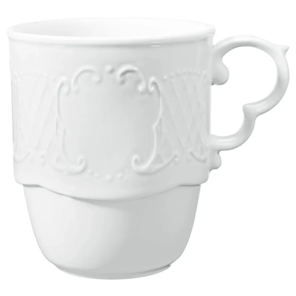 VEGA Becher-Obertasse Menuett; 300 ml, 8x9.7 cm (ØxH); weiss; rund; 6 Stück / Pack