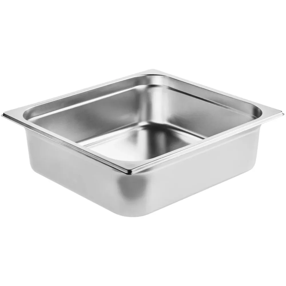 VEGA GN-Behälter Premium  2/3; GN 2/3, 8900 ml, 35.4x32.5x10 cm (LxBxT); silber