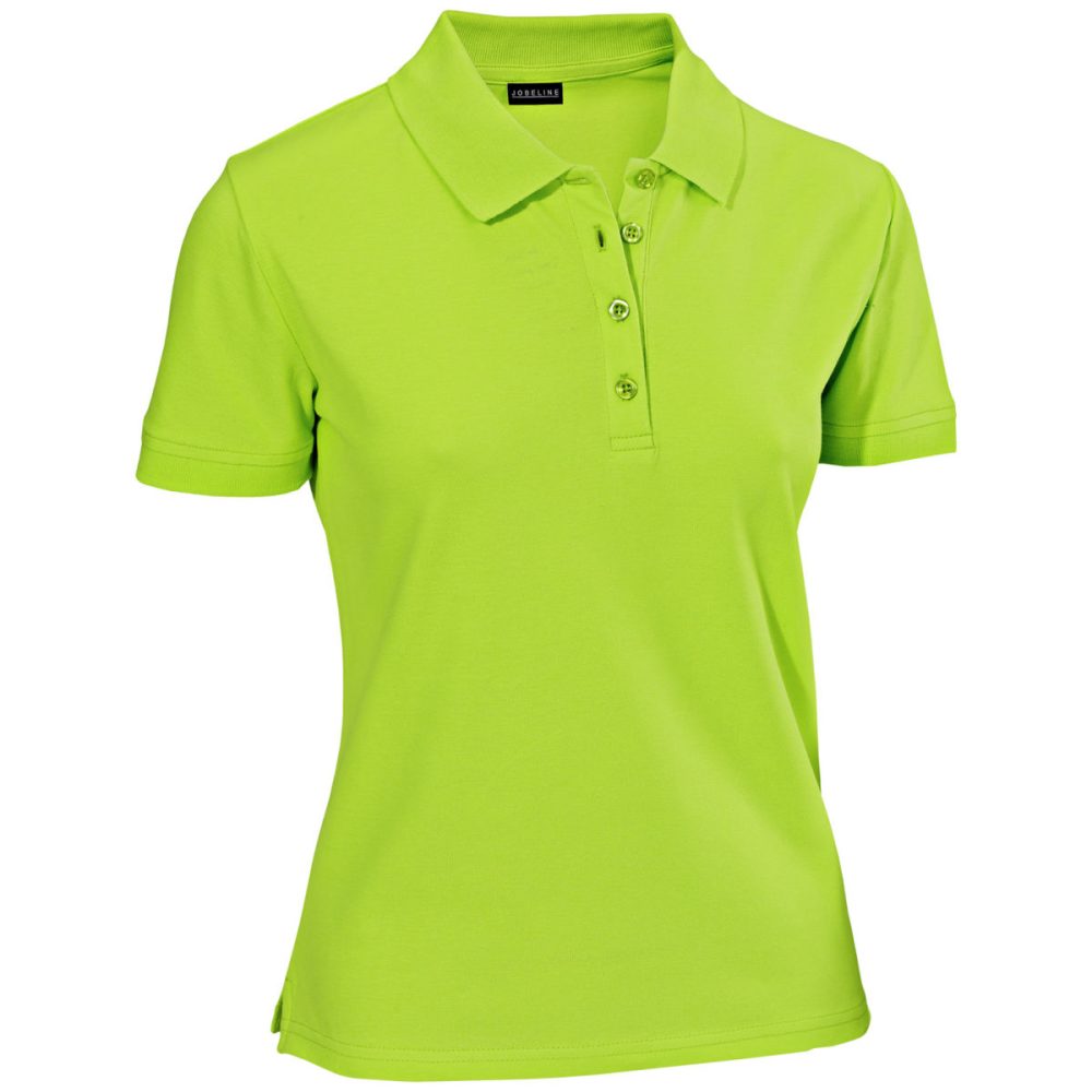 JOBELINE Damen Poloshirt Cato Kurzarm; Kleidergrösse L; apfelgrün