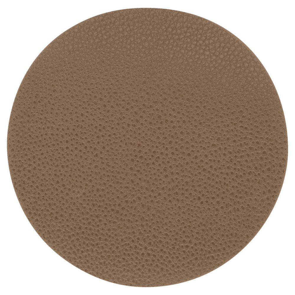 ERWIN M. Untersetzer Kaja rund; 11 cm (Ø); taupe; rund; 4 Stück / Pack