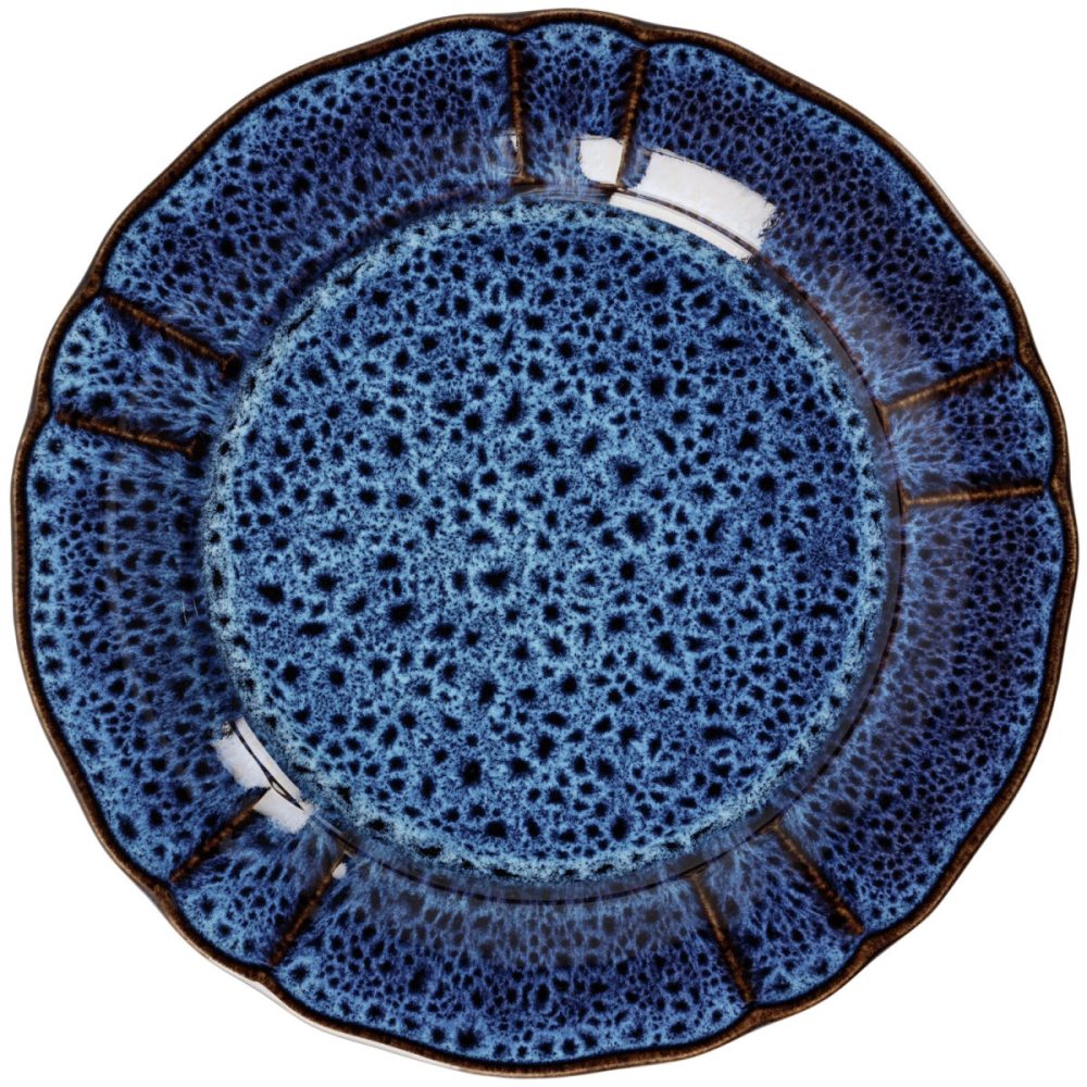 VEGA Teller flach Amelina; 28 cm (Ø); blau; rund; 6 Stück / Pack