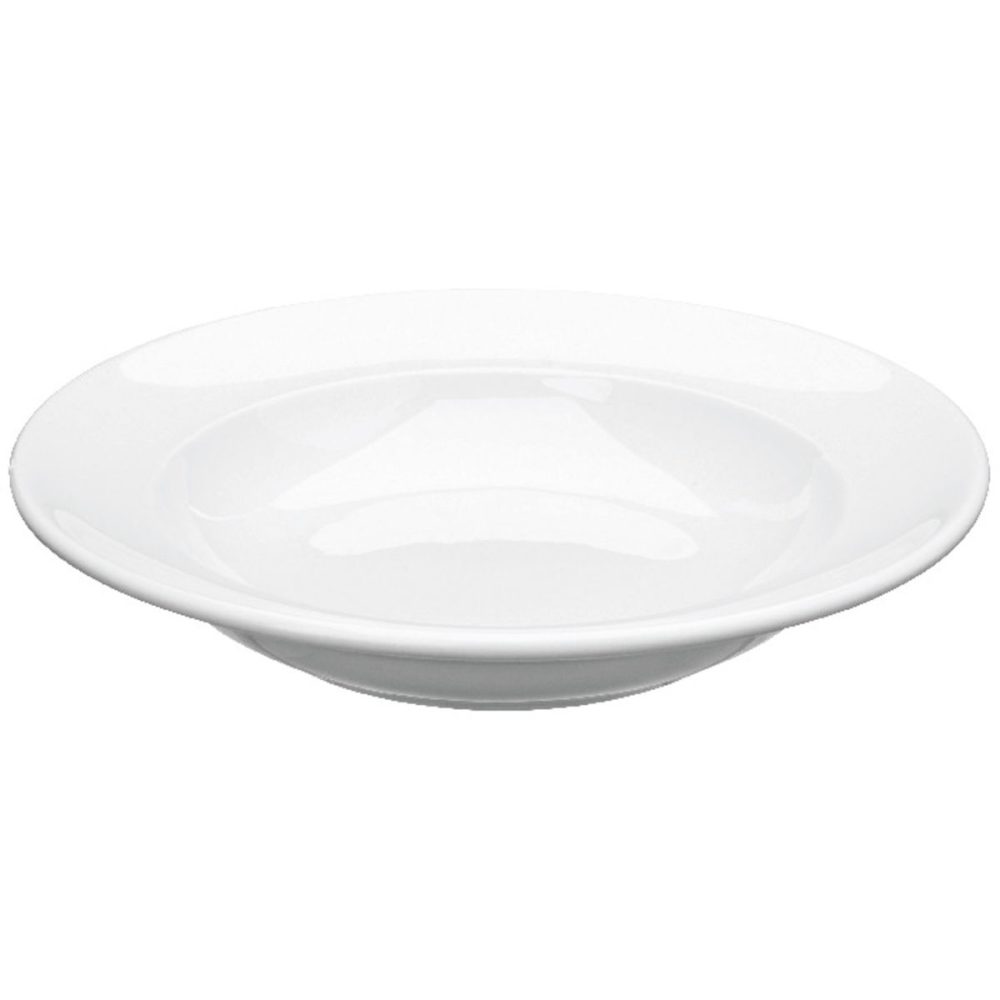 PULSIVA Teller Eco tief; 260 ml, 21.5 cm (Ø); weiss; rund; 6 Stück / Pack