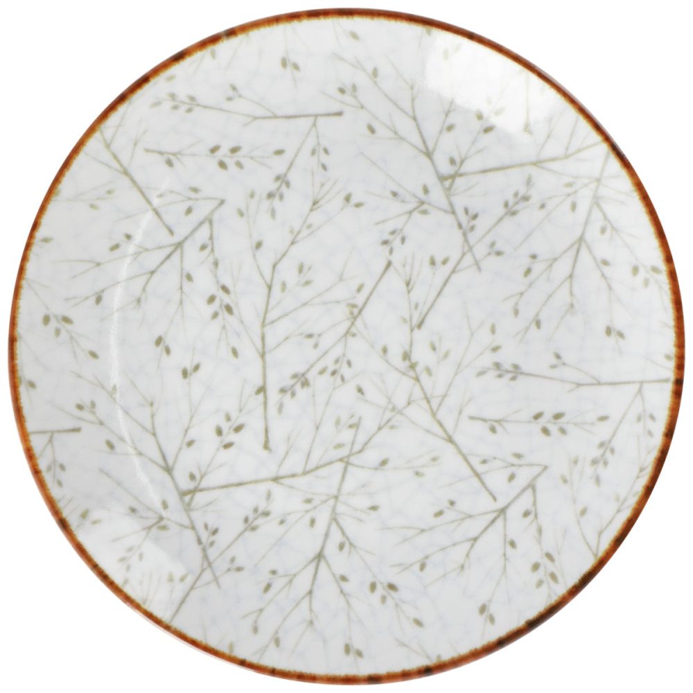 VEGA Teller flach Eden; 24.5 cm (Ø); weiss/beige; rund; 6 Stück / Pack