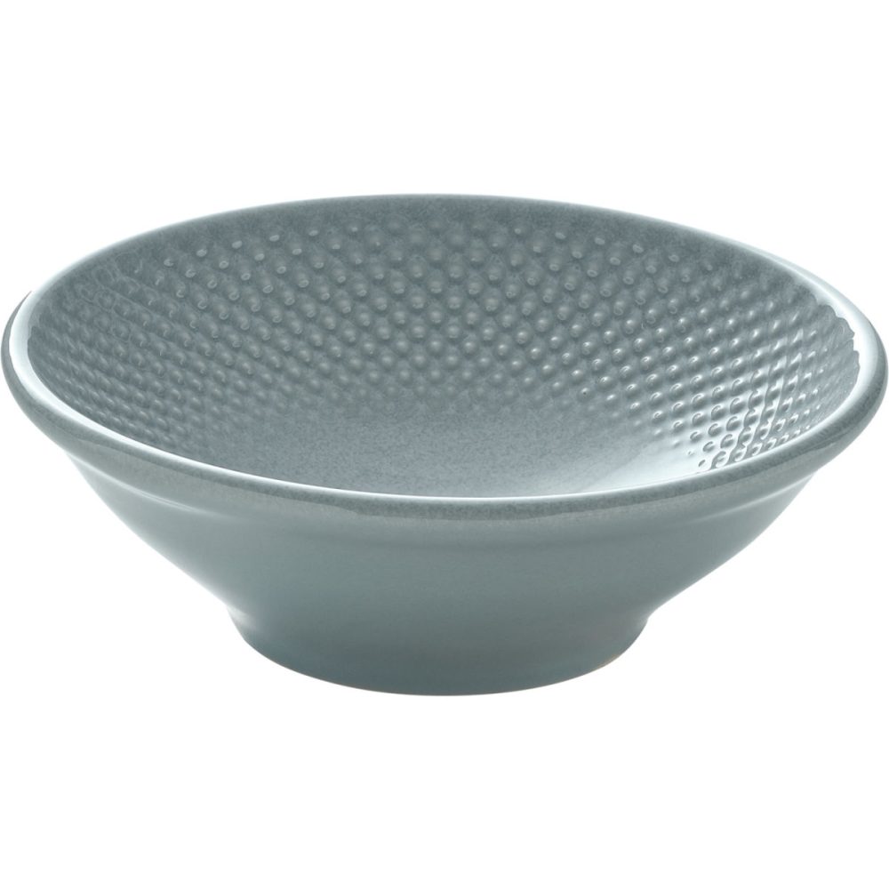 HEART&SOUL Schüssel Pine Relief rund; 500 ml, 16x5.5 cm (ØxH); hellblau; 6 Stück / Pack