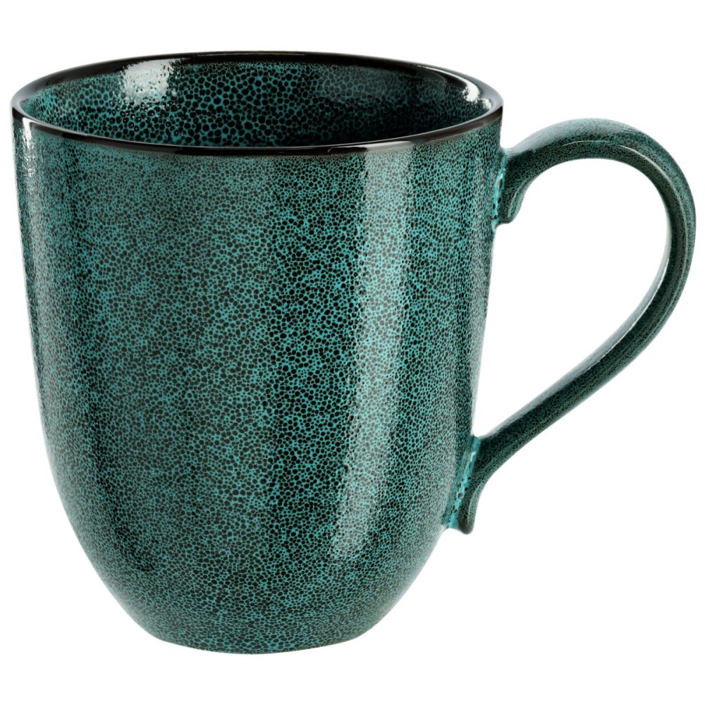 VEGA Becher  Antiqus; 470 ml, 9.5x10.7 cm (ØxH); petrol; 6 Stück / Pack