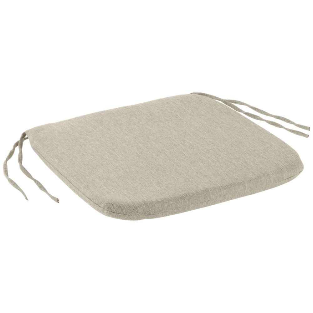 VEGA Sitzkissen Lineares ohne Rückenpolster; 42x42x3 cm (BxLxH); beige meliert; 2 Stück / Pack