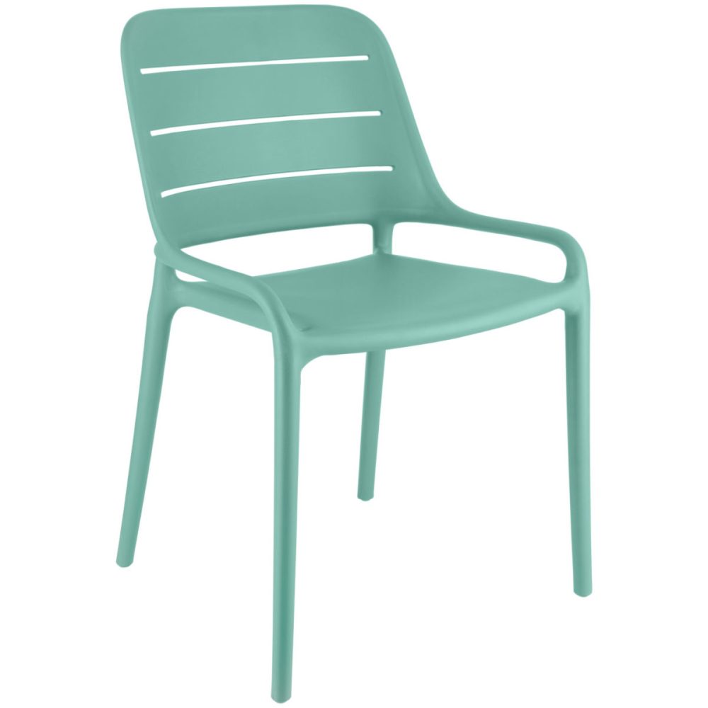 PULSIVA Kunststoffstuhl Rylon; 52x51.5x82.5 cm (BxTxH); blau; 4 Stück / Pack