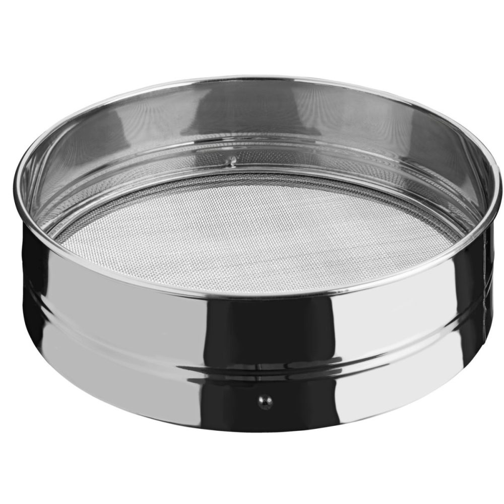 de Buyer Edelstahlsieb mit 4 abnehmbaren Einsätzen; 20x6.2 cm (ØxH); silber