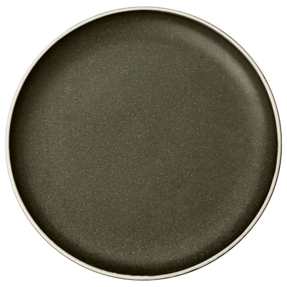 VEGA Teller flach Ossora; 20 cm (Ø); dunkeltaupe; rund; 6 Stück / Pack