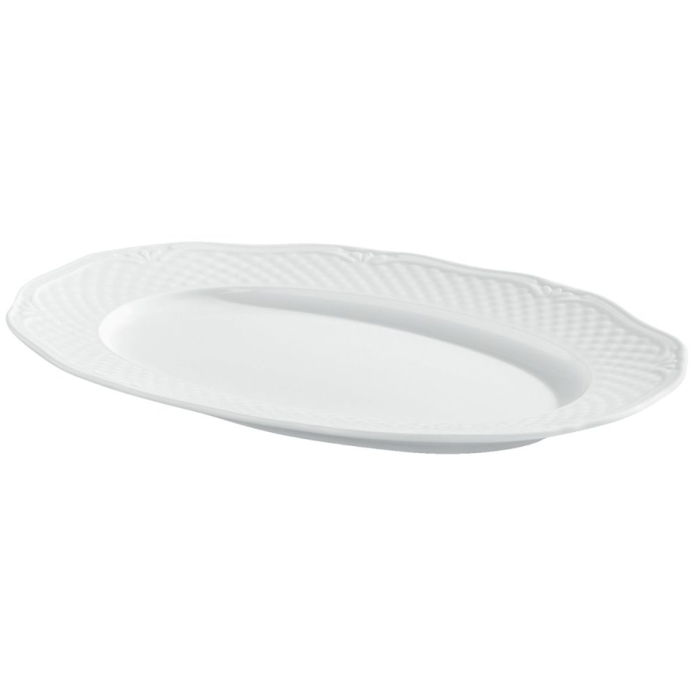 VEGA Platte Zürich oval; 28x19.5 cm (LxB); weiss; oval; 6 Stück / Pack