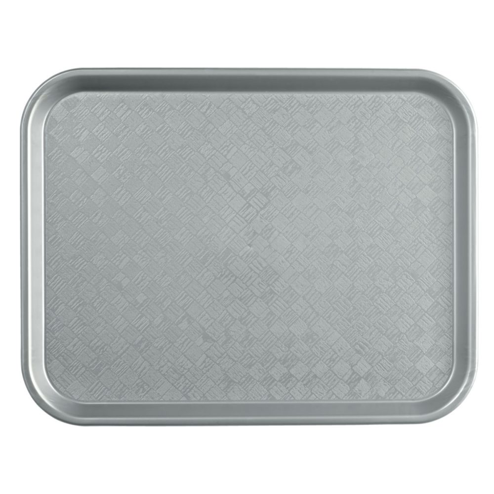 Platex Serviertablett Servezio; 46x36x2 cm (LxBxH); grau; rechteckig