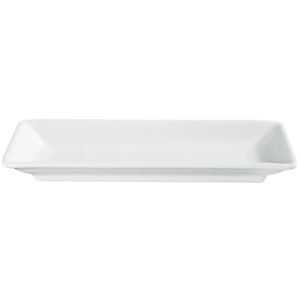 VEGA Platte Bali schmal; 21x8.5x2.5 cm (LxBxH); weiss; 6 Stück / Pack