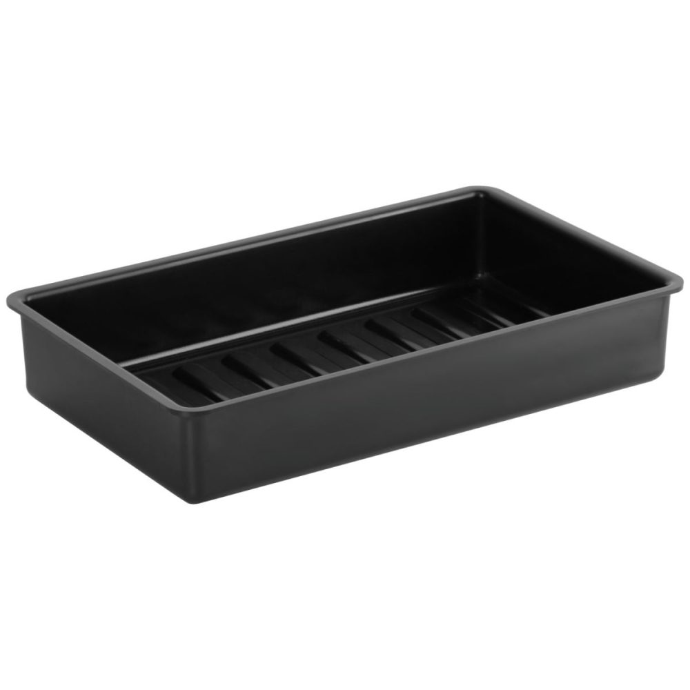 VEGA Basisschale Anza; GN 1/4, 25.5x15.5x4.6 cm (LxBxH); schwarz; rechteckig