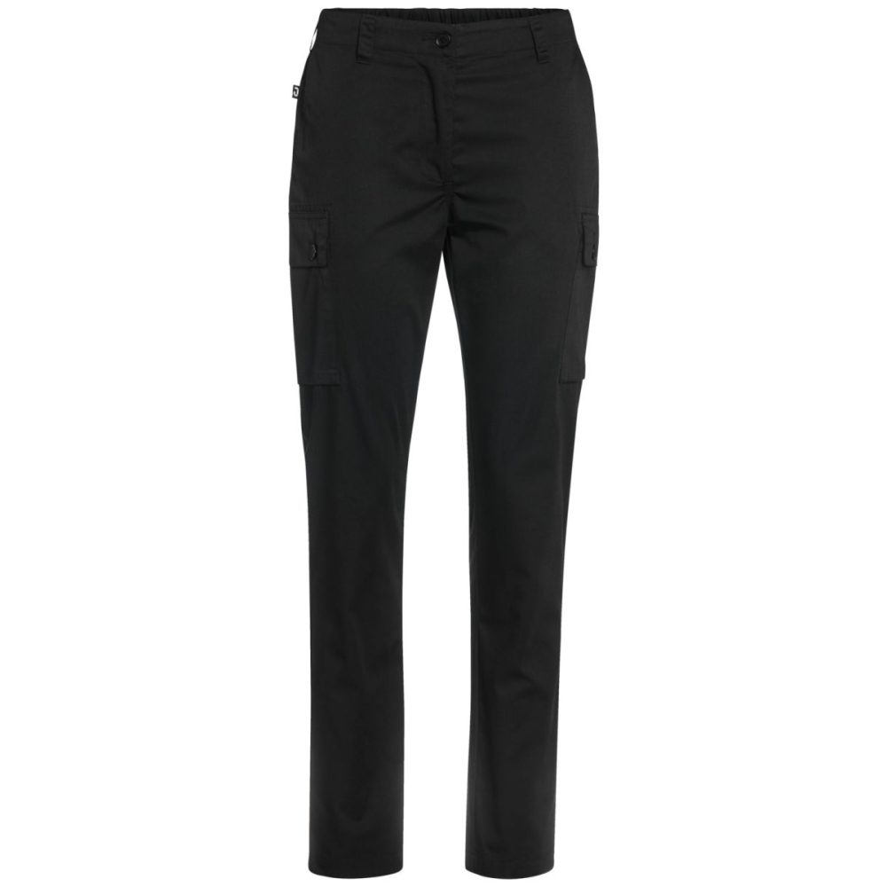 JOBELINE Damen Kochhose Cargo; Kleidergrösse 56; schwarz