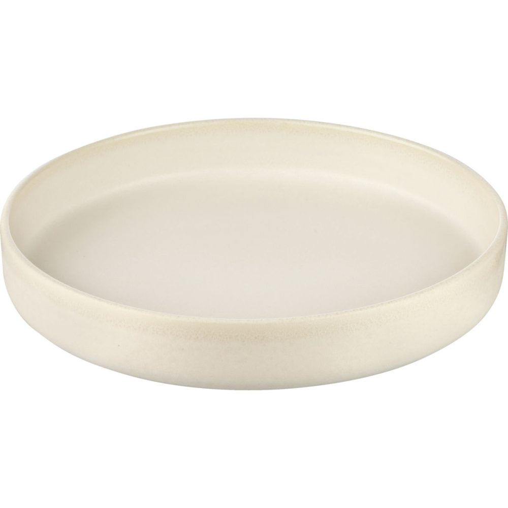 Playground Teller tief Nara; 1300 ml, 24x4.2 cm (ØxH); creme; rund; 6 Stück / Pack