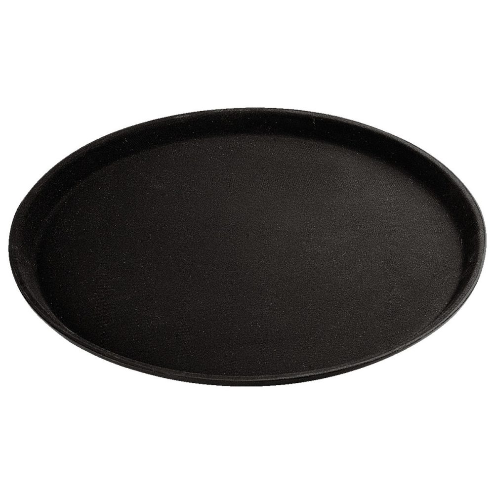 VEGA Tablett Fibra; 40x2.3 cm (ØxH); schwarz; rund