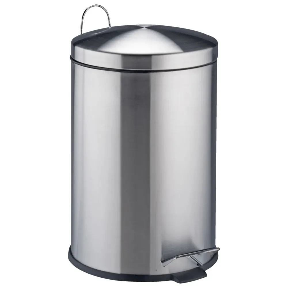 PULSIVA Treteimer Gotham; 12000 ml, 25x40 cm (ØxH); silber