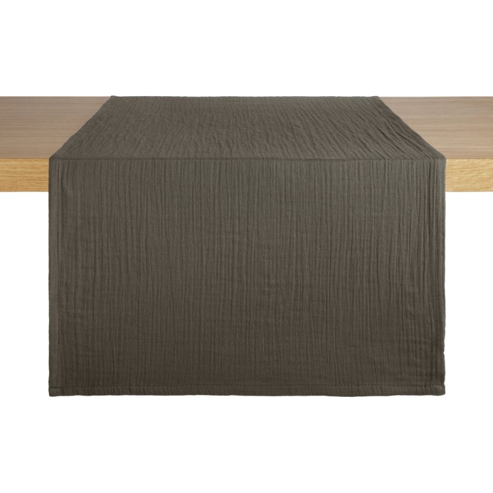 ERWIN M. Tischläufer Silena; 40x130 cm (BxL); anthrazit