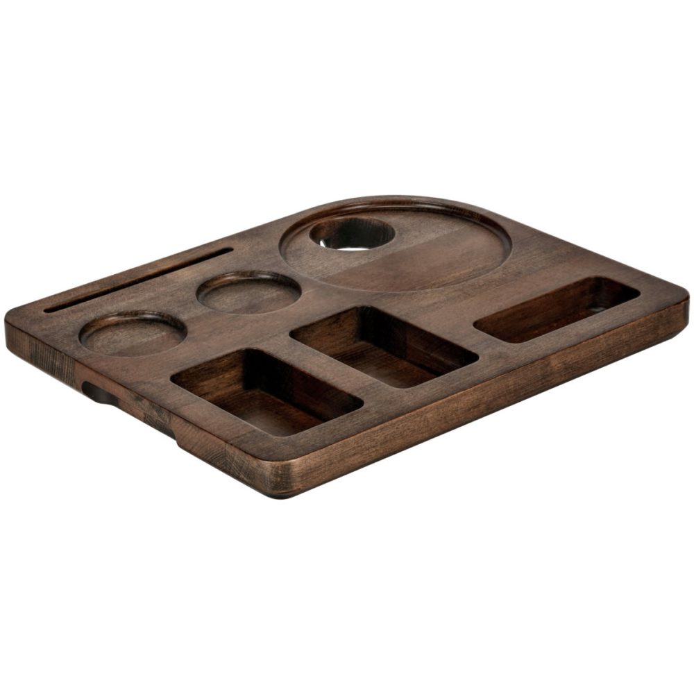 PULSIVA Willkommenstablett Hotel Savo I; 36x29x3.3 cm (LxBxH); buche wenge; rechteckig