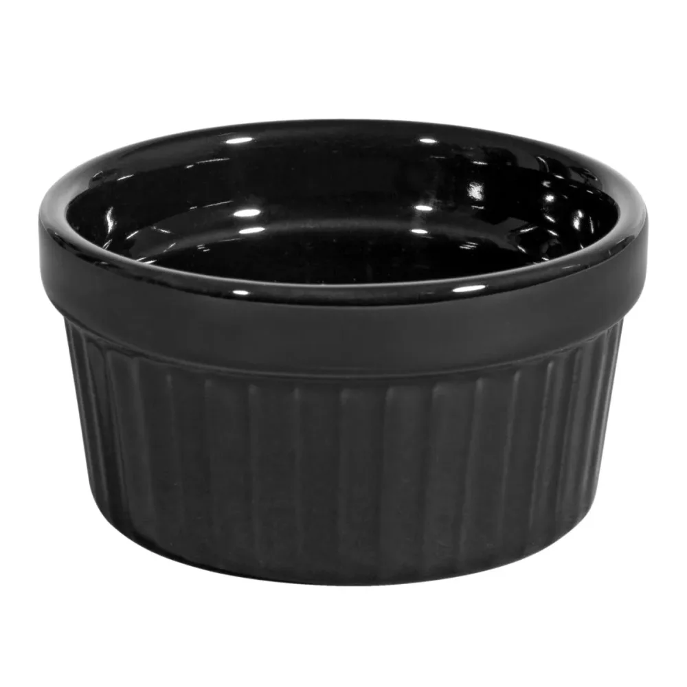 VEGA Ragout Fin-Schälchen Siga; 90 ml, 7x3.8 cm (ØxH); schwarz; rund; 12 Stück / Pack