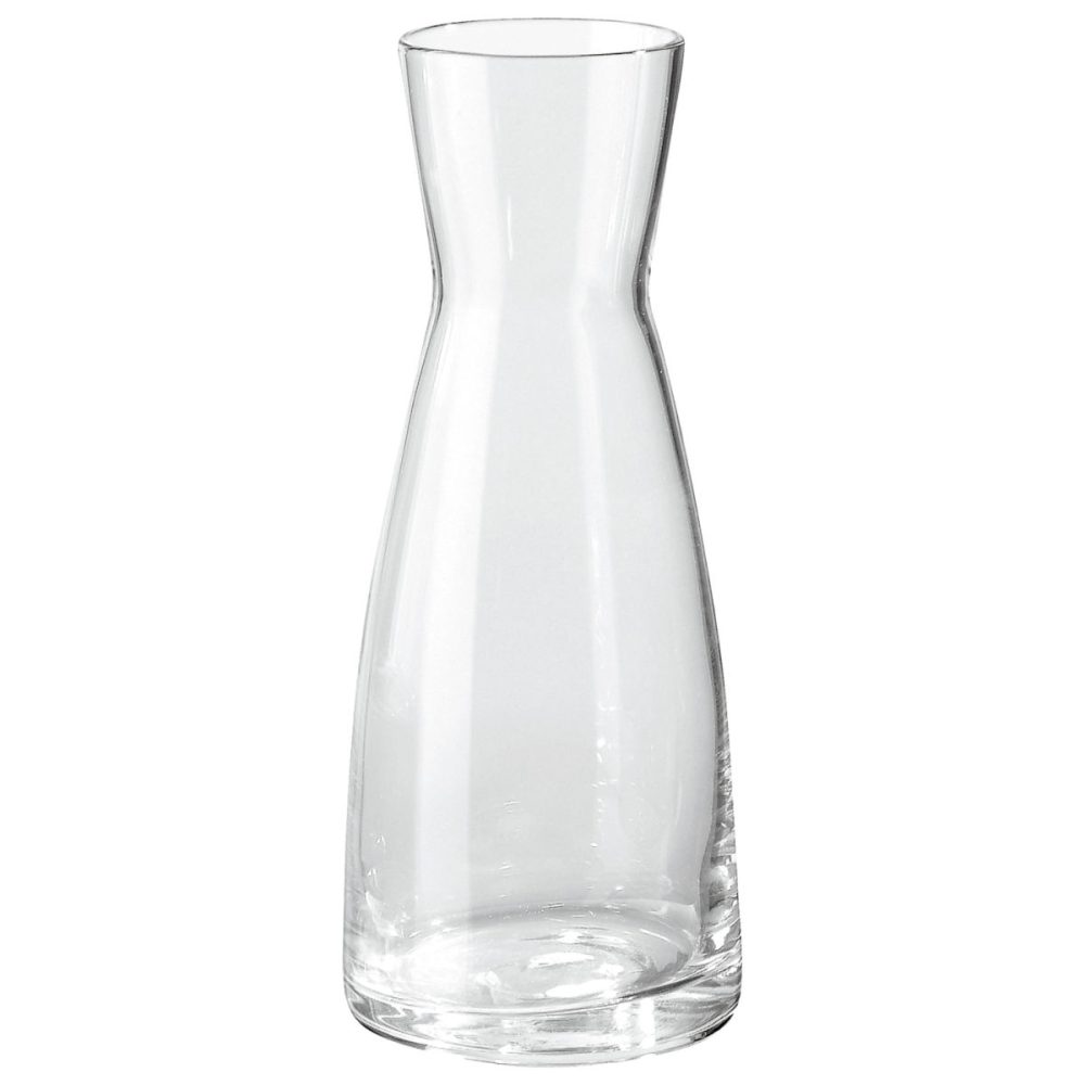 Bormioli Rocco Glas-Karaffe Ypsilon mit Eichstrich; 560 ml, 5.9x20.5 cm (ØxH); transparent; rund; 0.5 l Eichstrich, 6 Stück / Pack