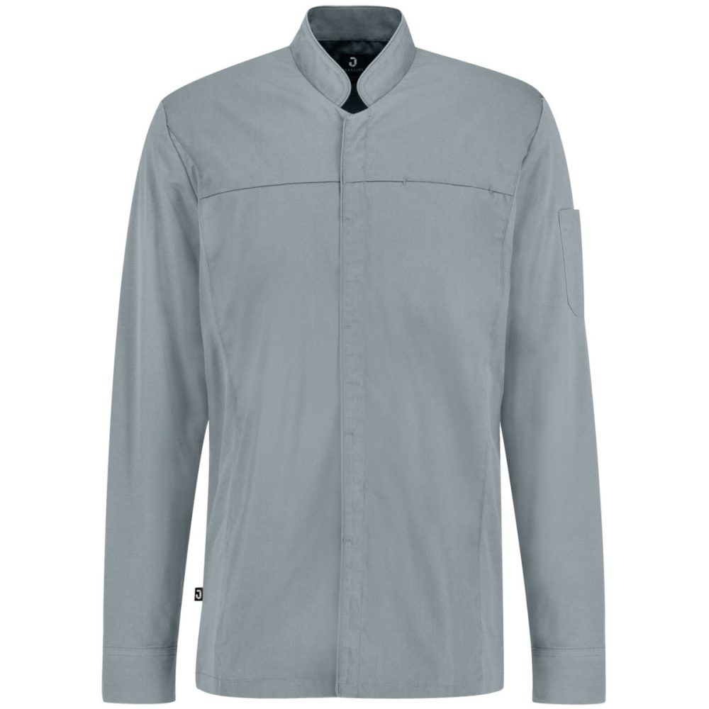 JOBELINE Herren Kochjacke Phoenix Langarm; Kleidergrösse 60; grau
