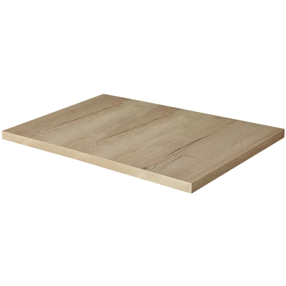 VEGA Indoor-Tischplatte Spesso rechteckig; 120x80 cm (LxB); eiche/natur; rechteckig
