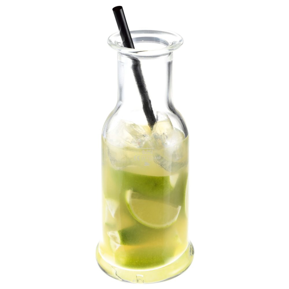 Stölzle Glas-Karaffe Purity mit Eichstrich; 1200 ml, 10x28 cm (ØxH); transparent; rund; 1 l Eichstrich, 6 Stück / Pack