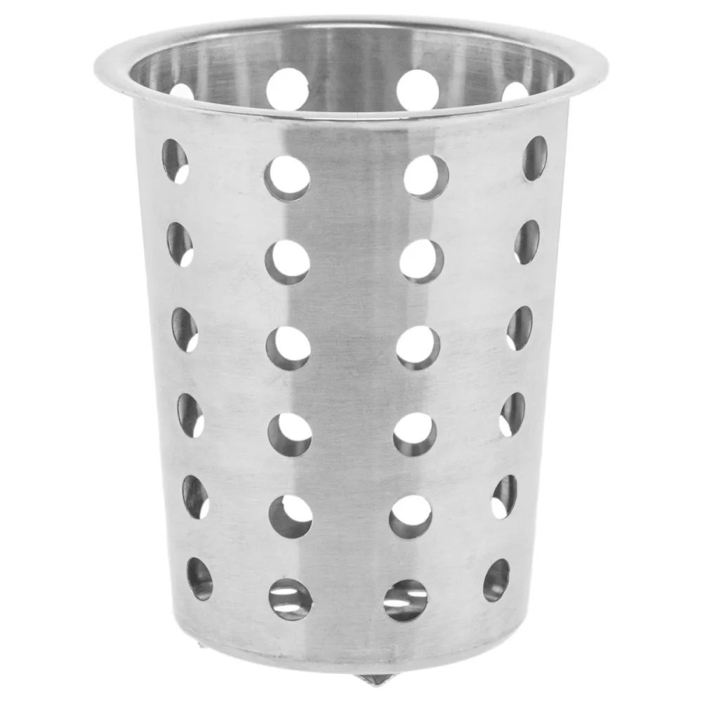 PULSIVA Besteckköcher Steel; 11.5x13.5 cm (ØxH); silber