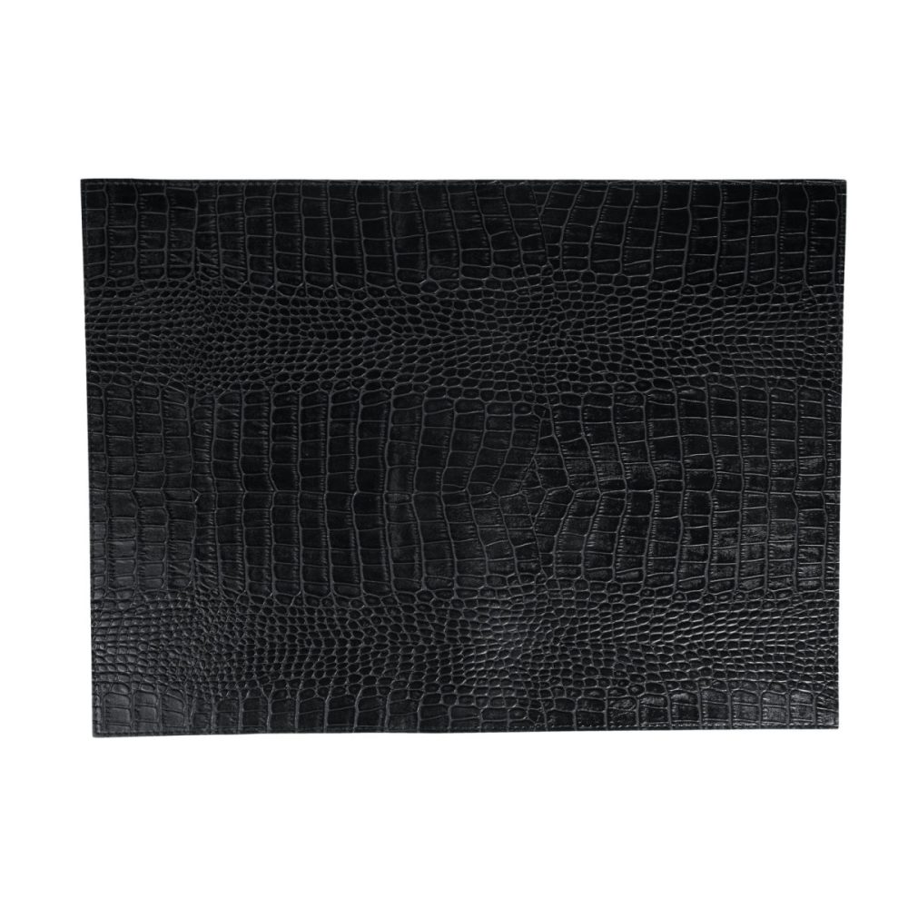 ERWIN M. Tischset Nobile rechteckig; 32.5x44 cm (BxL); schwarz; rechteckig; 6 Stück / Pack