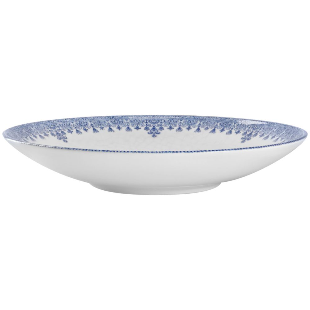 VEGA Teller tief Nonna; 1700 ml, 30x5.5 cm (ØxH); weiss/blau; rund; 6 Stück / Pack
