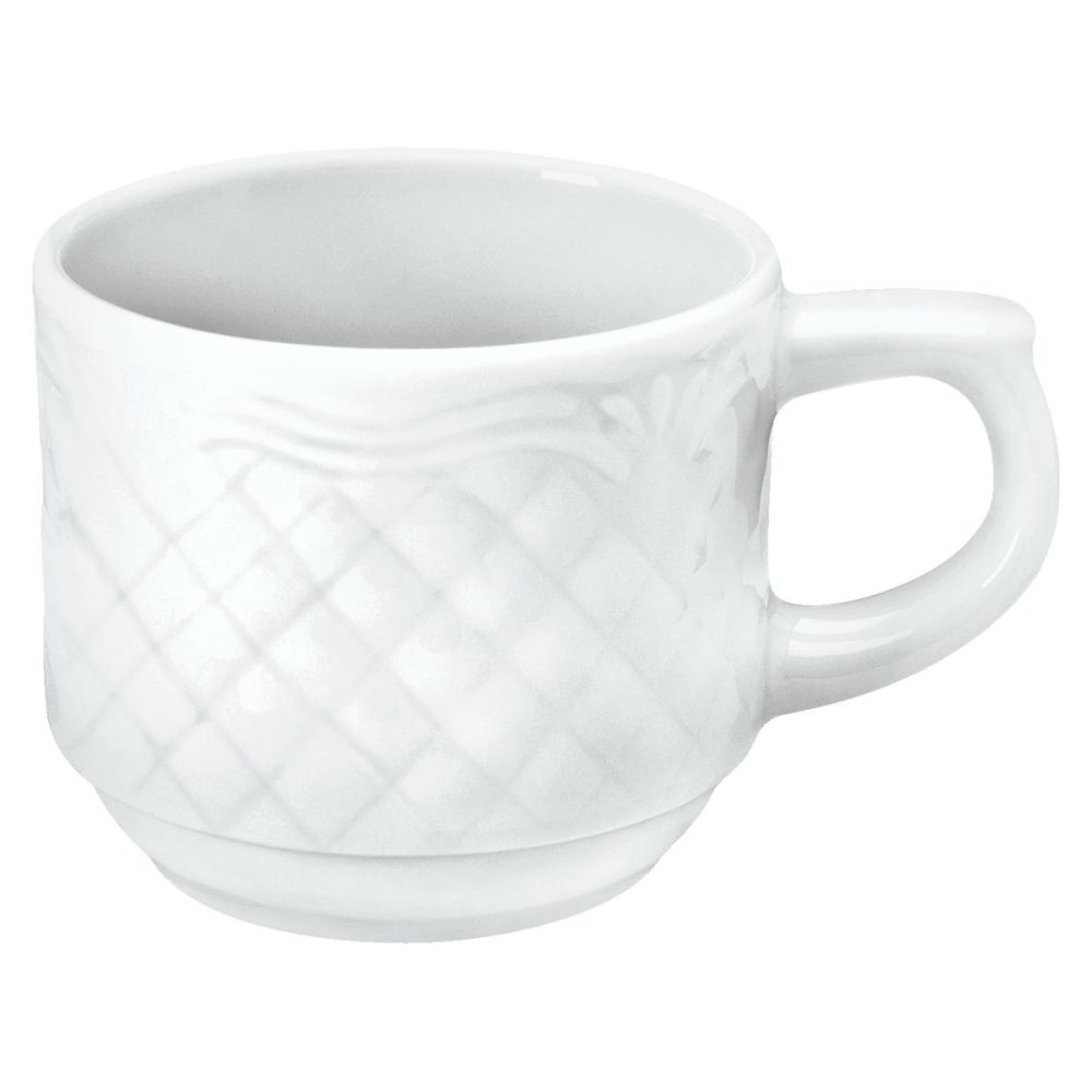 VEGA Espresso-Obertasse Zürich; 100 ml, 6x5.5 cm (ØxH); weiss; rund; 6 Stück / Pack