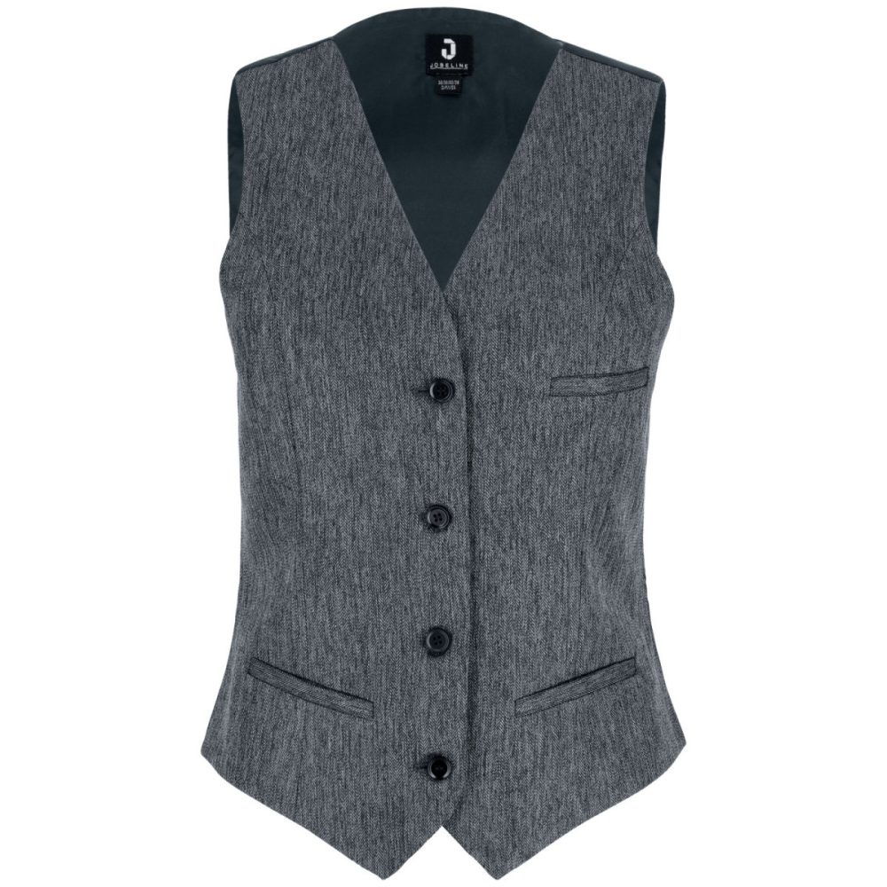 JOBELINE Damen Weste Charleston; Kleidergrösse 48; graublau