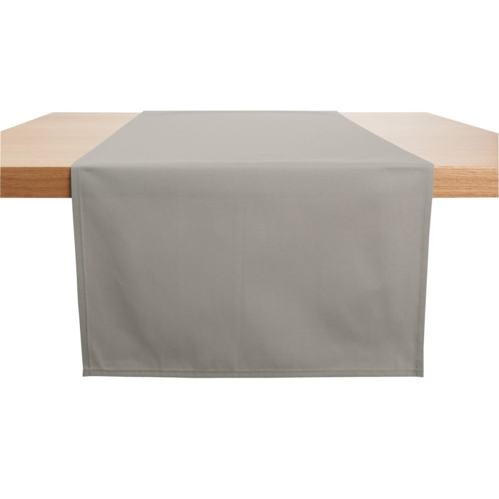 ERWIN M. Outdoor-Tischläufer Konstanz; 40x130 cm (BxL); steingrau; rechteckig