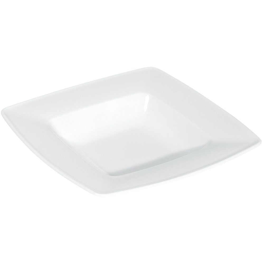 VEGA Teller tief Melbourne; 300 ml, 21.5x21.5x4.5 cm (LxBxH); weiss; quadratisch; 6 Stück / Pack