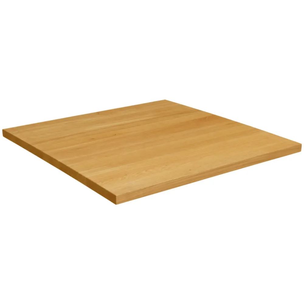 VEGA Indoor-Tischplatte Kentucky quadratisch; 80x80x3 cm (LxBxH); eiche/natur; quadratisch