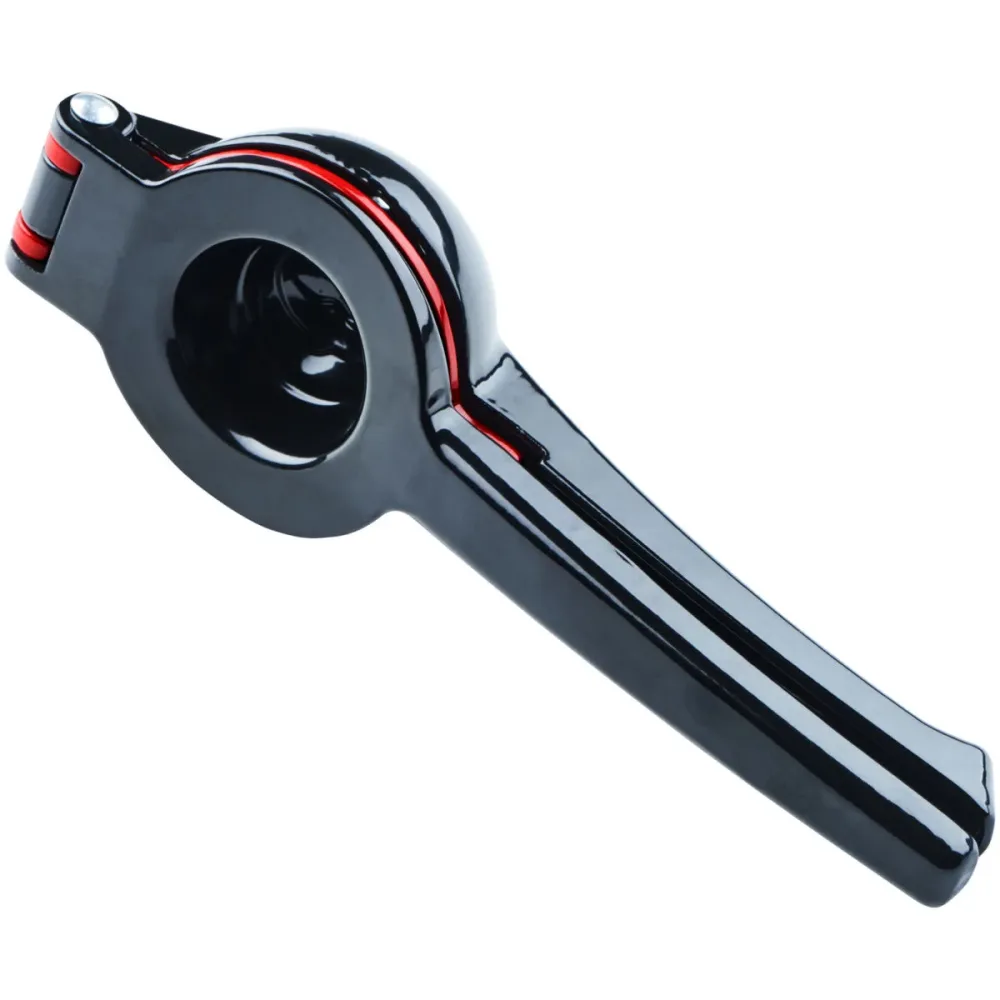 Fuchs Gastronomiebedarf Zitronen-/Limettenpresse Murrietta; 22x7.5x4.5 cm (LxBxH); schwarz/rot