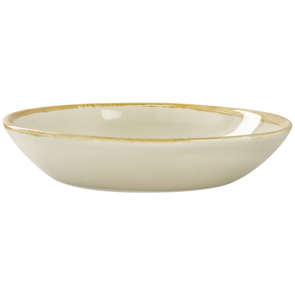 PULSIVA Teller Glaze 2.0 tief; 900 ml, 22x4.8 cm (ØxH); sand; rund; 6 Stück / Pack