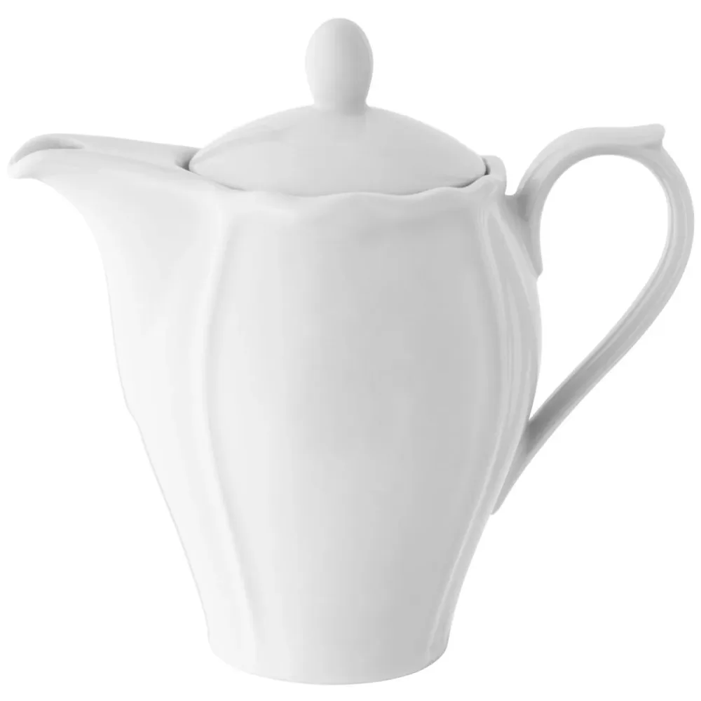 VEGA Kaffeekanne Amely mit Deckel; 400 ml, 8x17 cm (ØxH); weiss; rund; 4 Stück / Pack