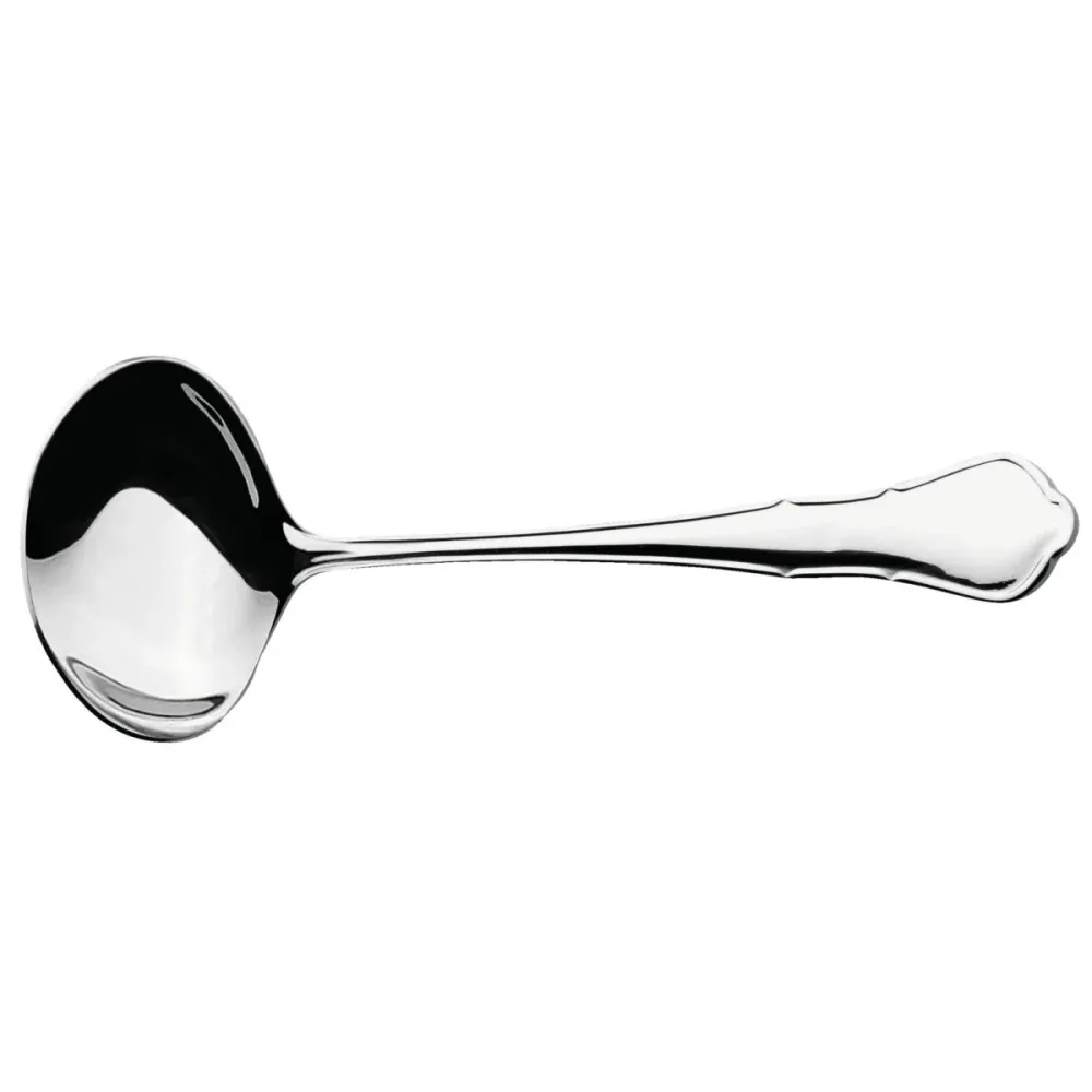VEGA Saucenlöffel Chippendale; 17.9 cm (L); silber, Griff silber