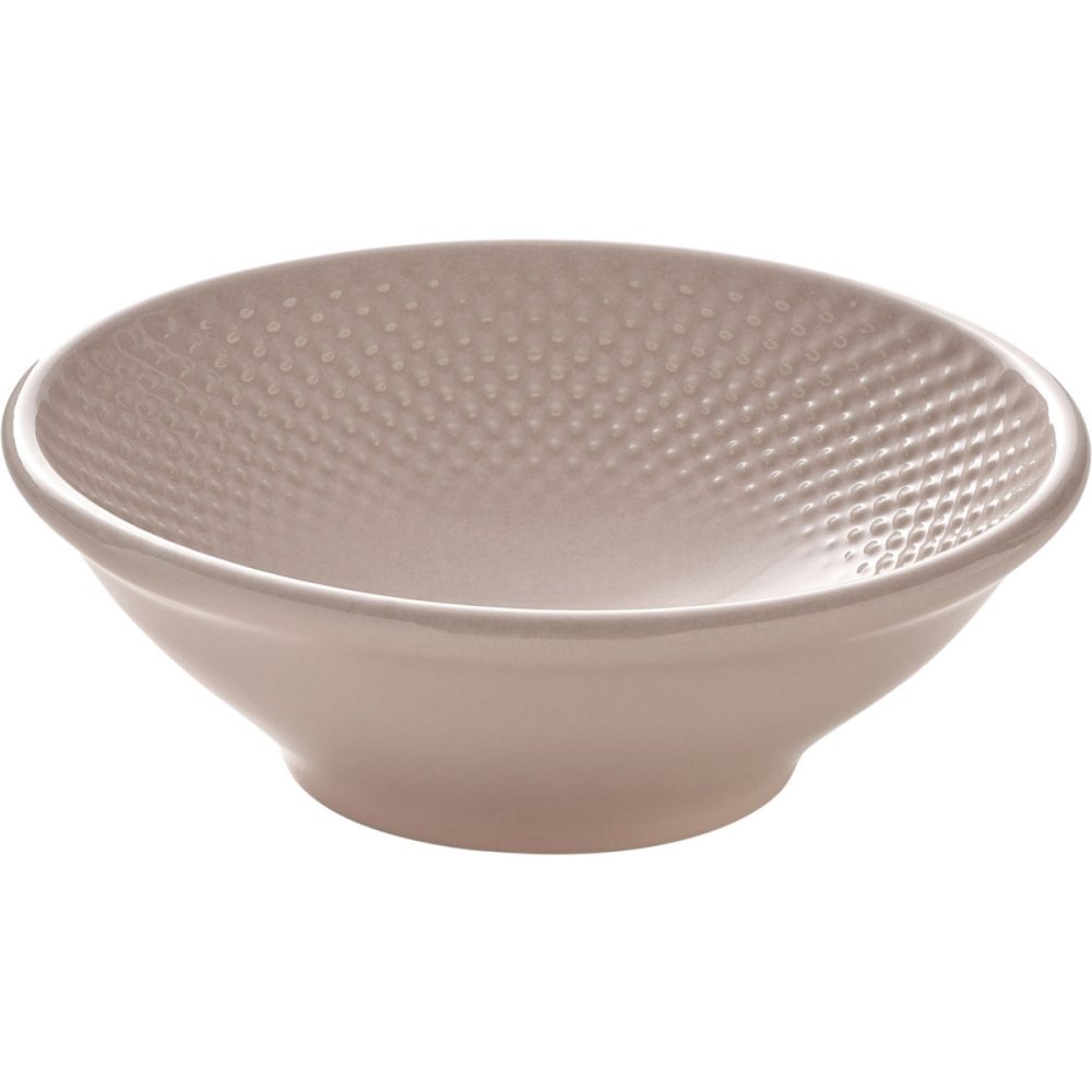 HEART&SOUL Schüssel Pine Relief rund; 500 ml, 16x5.5 cm (ØxH); rosé; 6 Stück / Pack