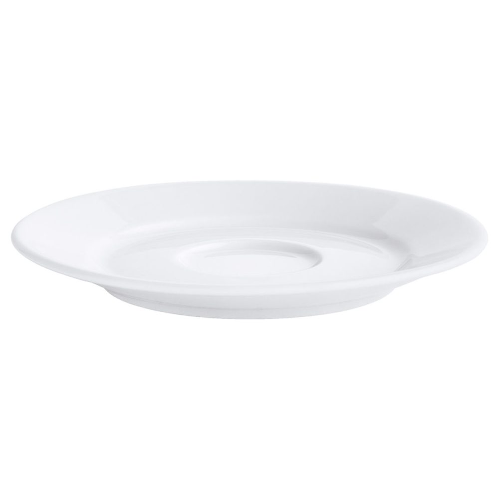 PULSIVA Kaffee-/Becher-/Suppen-Untertasse  Stackora; 16 cm (Ø); weiss; 6 Stück / Pack