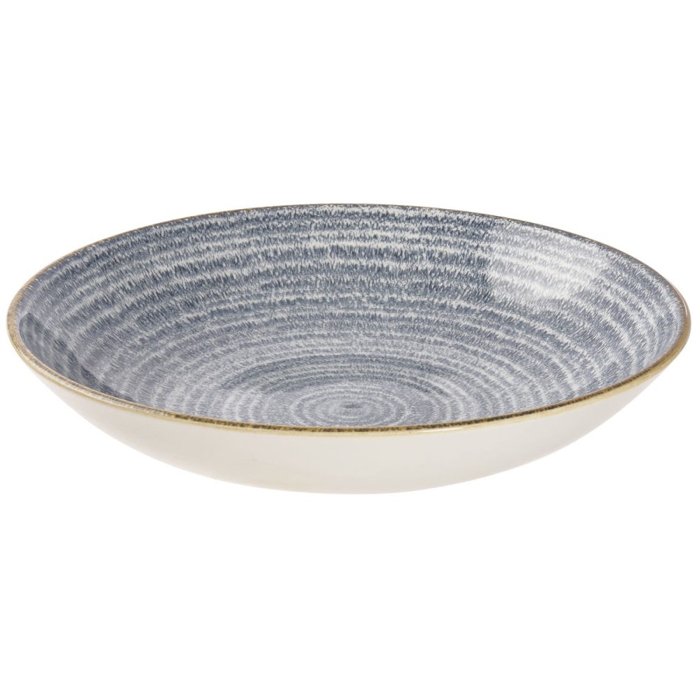 Churchill Teller tief Studio Prints Slate Blue Coupe; 1136 ml, 24.8x3.6 cm (ØxH); blau/braun; rund; 12 Stück / Pack