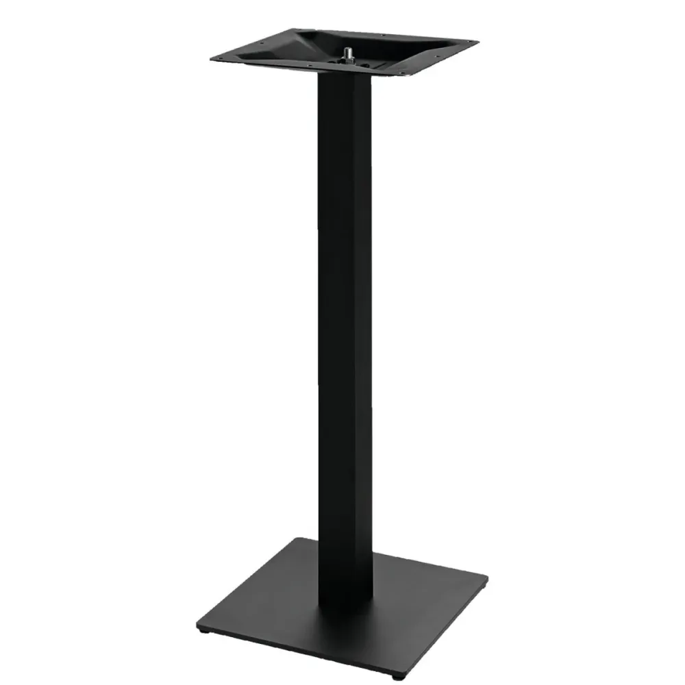 VEGA Indoor Stehtischgestell Fino; 43x43x108 cm (BxLxH); schwarz; quadratisch