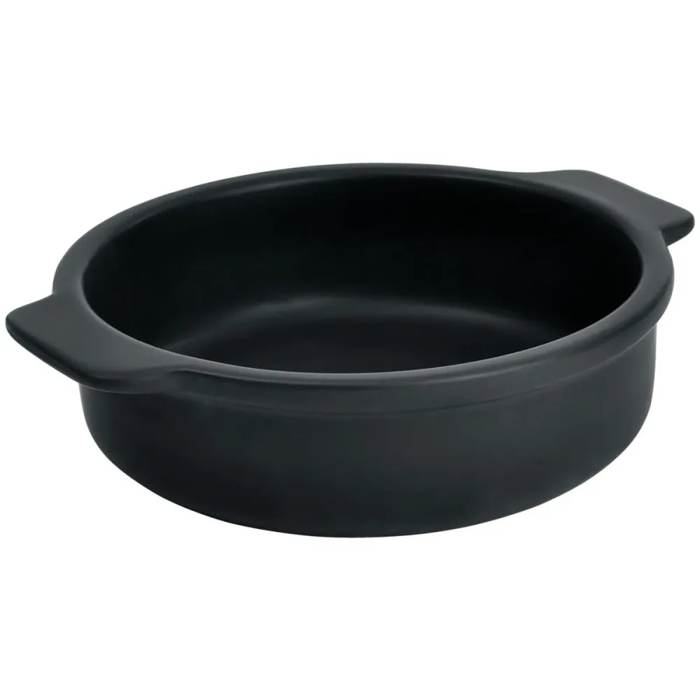VEGA Schale Ferry rund mit Griff; 600 ml, 19x4.5 cm (ØxH); schwarz; rund; 6 Stück / Pack