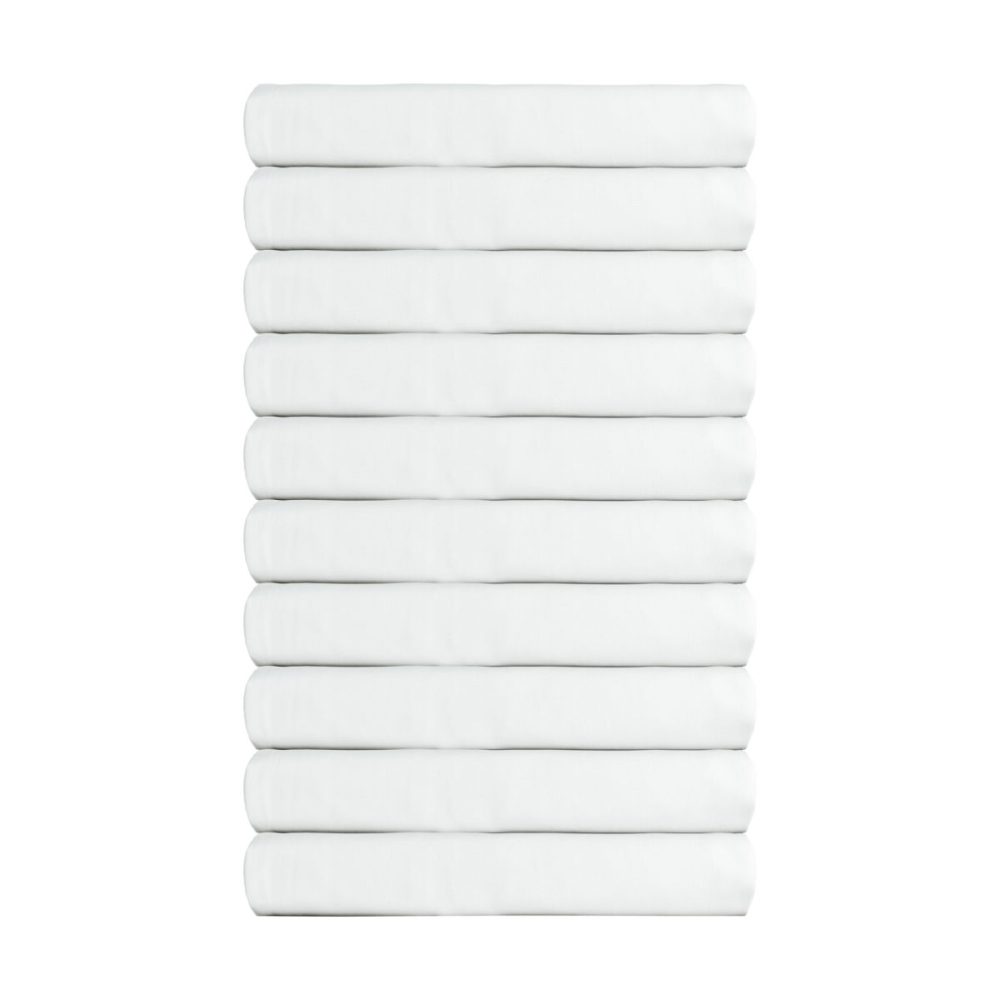 ERWIN M. Vorteilspack Tischdecke Palermo; 130x220 cm (BxL); weiss; rechteckig; 10 Stück / Pack
