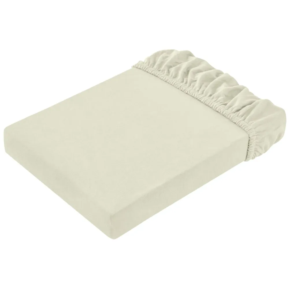 ERWIN M. Spannbettlaken Jersey; 180-200x190-200 cm (BxL); sekt