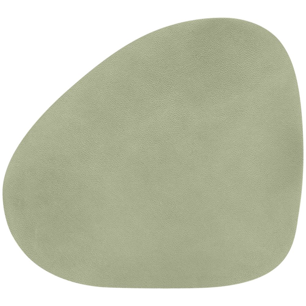 ERWIN M. Tischset Kaja organisch; 37x41 cm (BxL); salbei; oval; 4 Stück / Pack