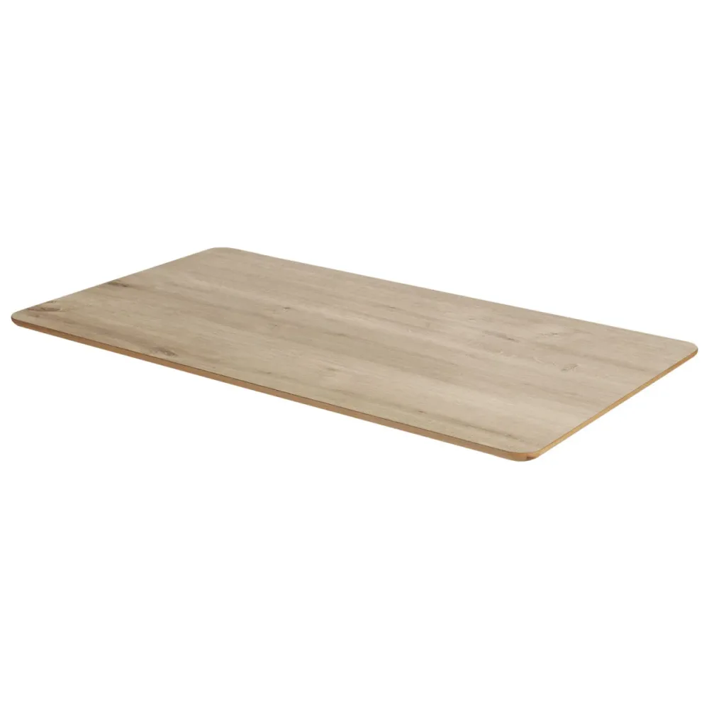 VEGA Indoor-Tischplatte Duneo reckteckig; 140x75x2.5 cm (LxBxH); eiche/natur; rechteckig
