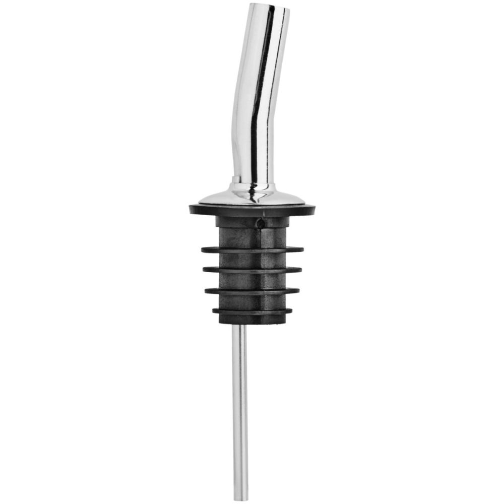 PULSIVA Ausgiesser Owen Fastflow; 3x11 cm (ØxL); silber/schwarz; 12 Stück / Pack